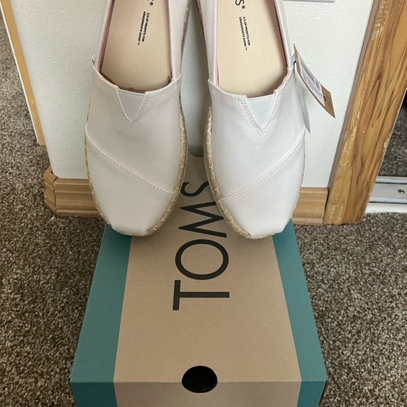 NWT TOMS Alparagata High Platform Espadrilles - Picture 2 of 4